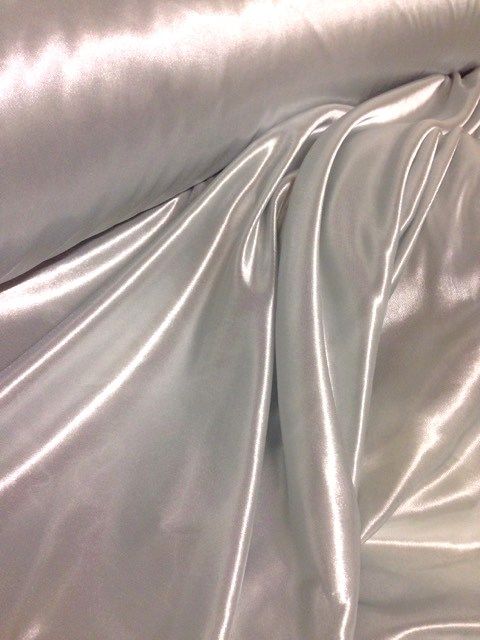 WHITE Ice Silk Fabric – Clarence Linen
